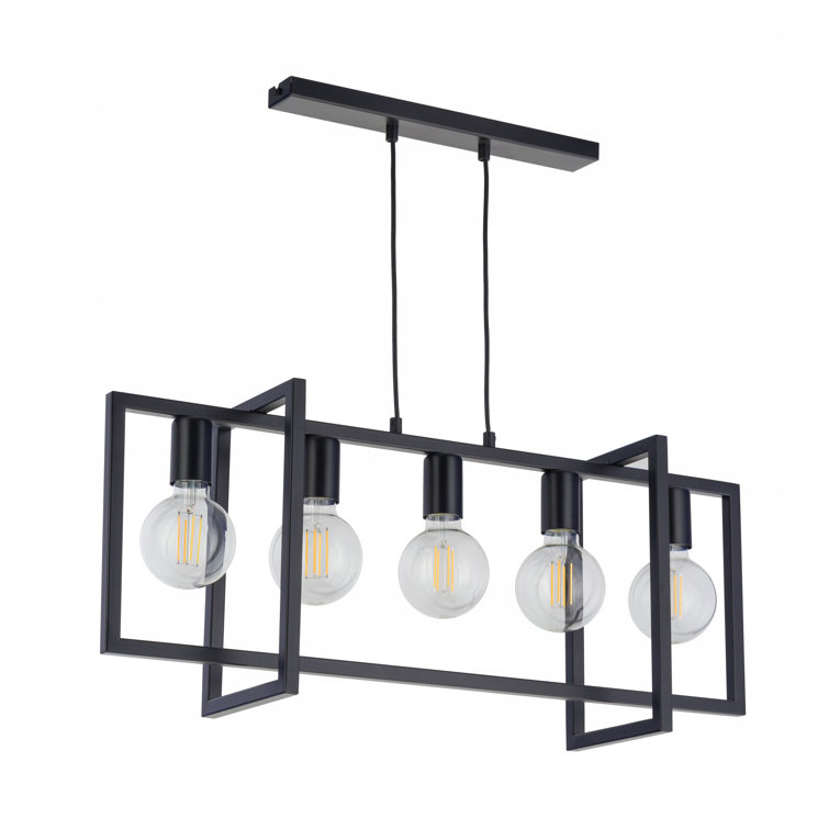 Galaxy 5 Light Kitchen Island Square / Rectangle Pendant Wayfair.co.uk